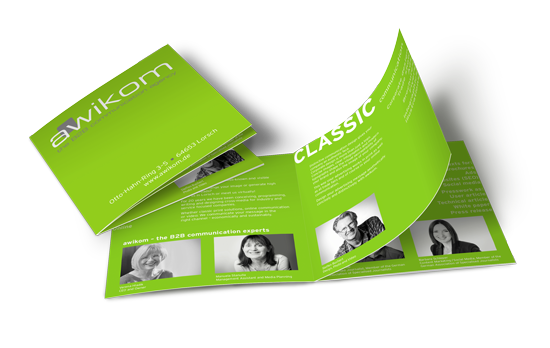 Our b2b communication agency brochure