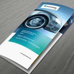 Vorschau Flyer Fraunhofer IGD Mock-Up