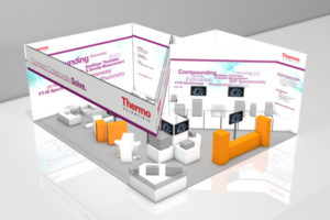 Messestand-Gestaltung von awikom für den Kunden Thermo Fisher Scientific