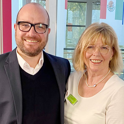 Wolfgang Morsch, ZwickRoell und Verena Hladik, awikom