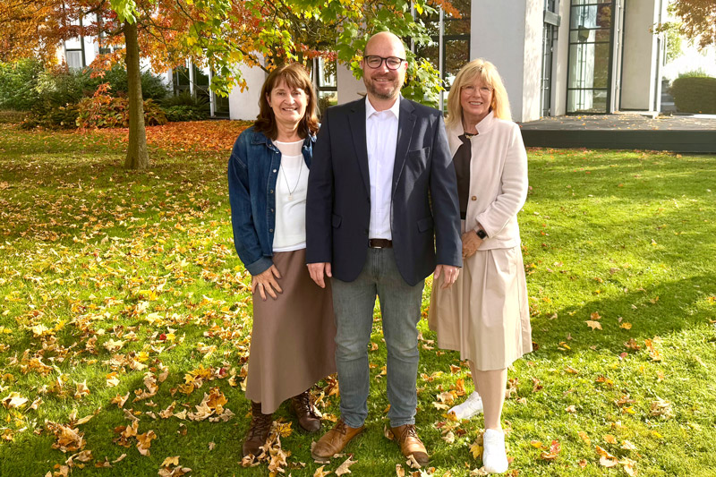 Pressekonferenz ZwickRoell 2025 – Manuela Stanulla, Wolfgang Mörsch und Verena Hladik